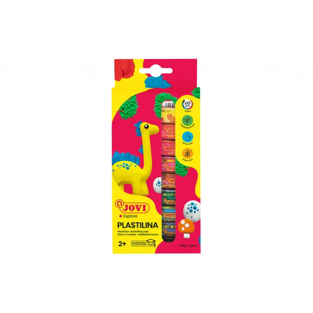 Jovi Plastilina Sett med 10 farger