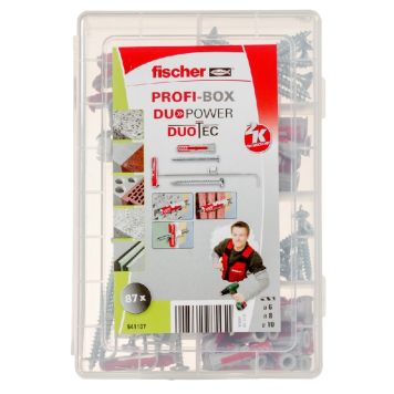 SORTIMENTBOKS FISCHER DUOPOWER DUOLINE PLUS SKRUER
