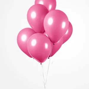 Ballonger, hot Pink, 10 stk.