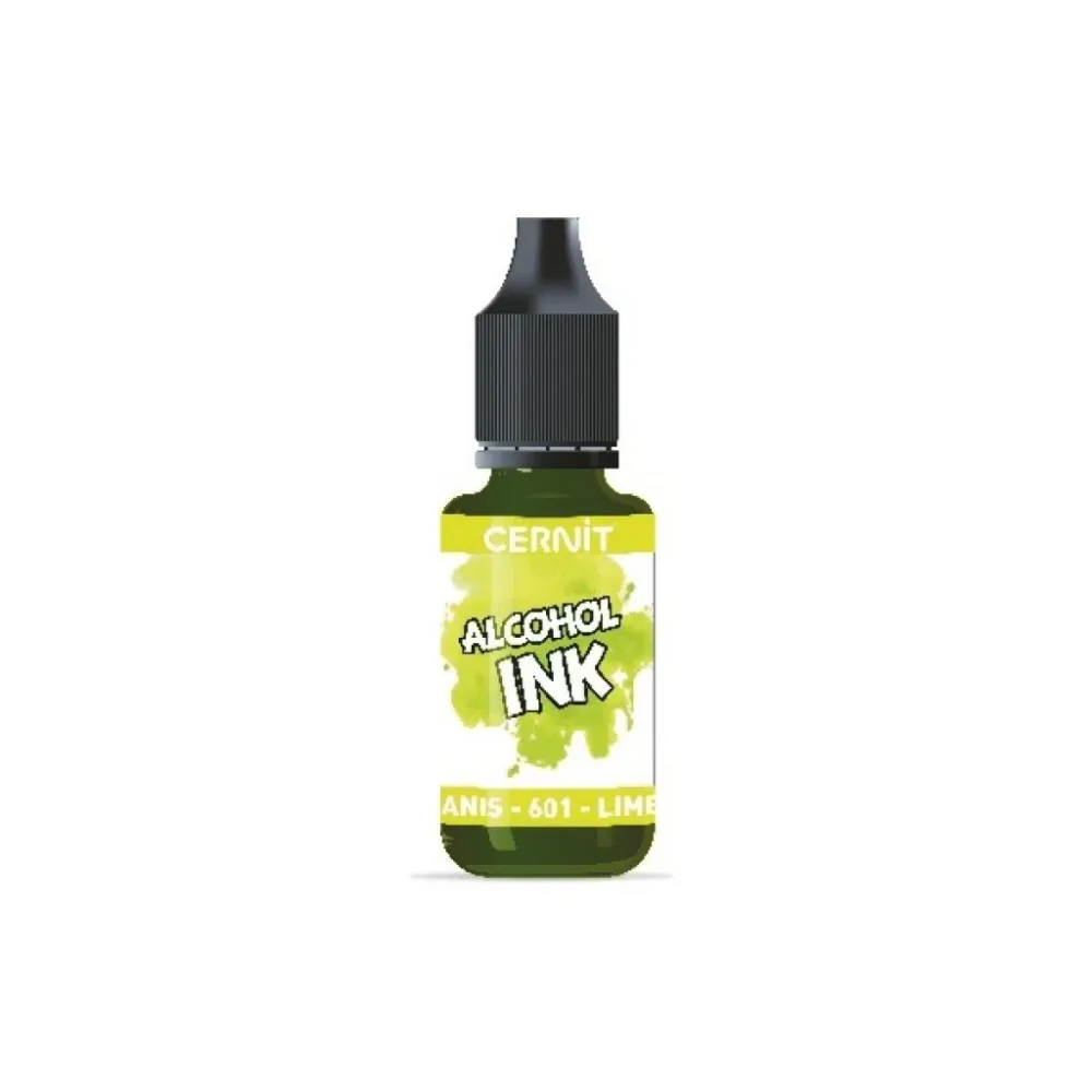 Cernit Alcohol Ink 20ml – 601 Lime Green
