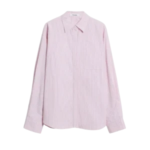 Loose Stripe Shirt – Pink Mix