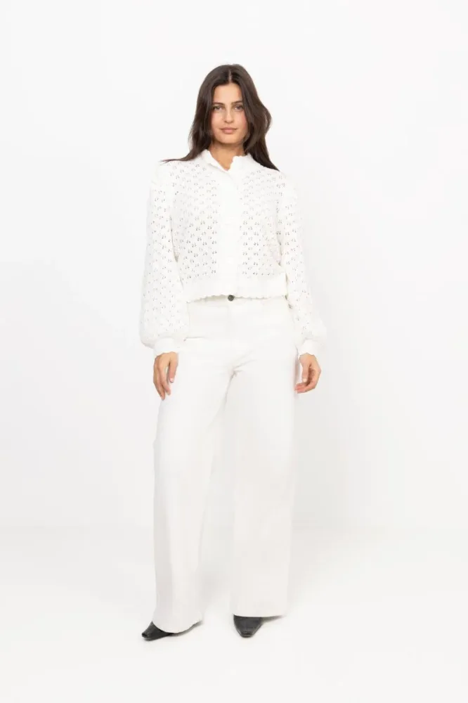 Alexandra Cardigan - White - Bilde 2