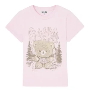 Basic Cotton Jersey Baby Fit Teddy Forest – Chalk Pink Basic Cotton Jersey Baby Fit Teddy Forest – Chalk Pink