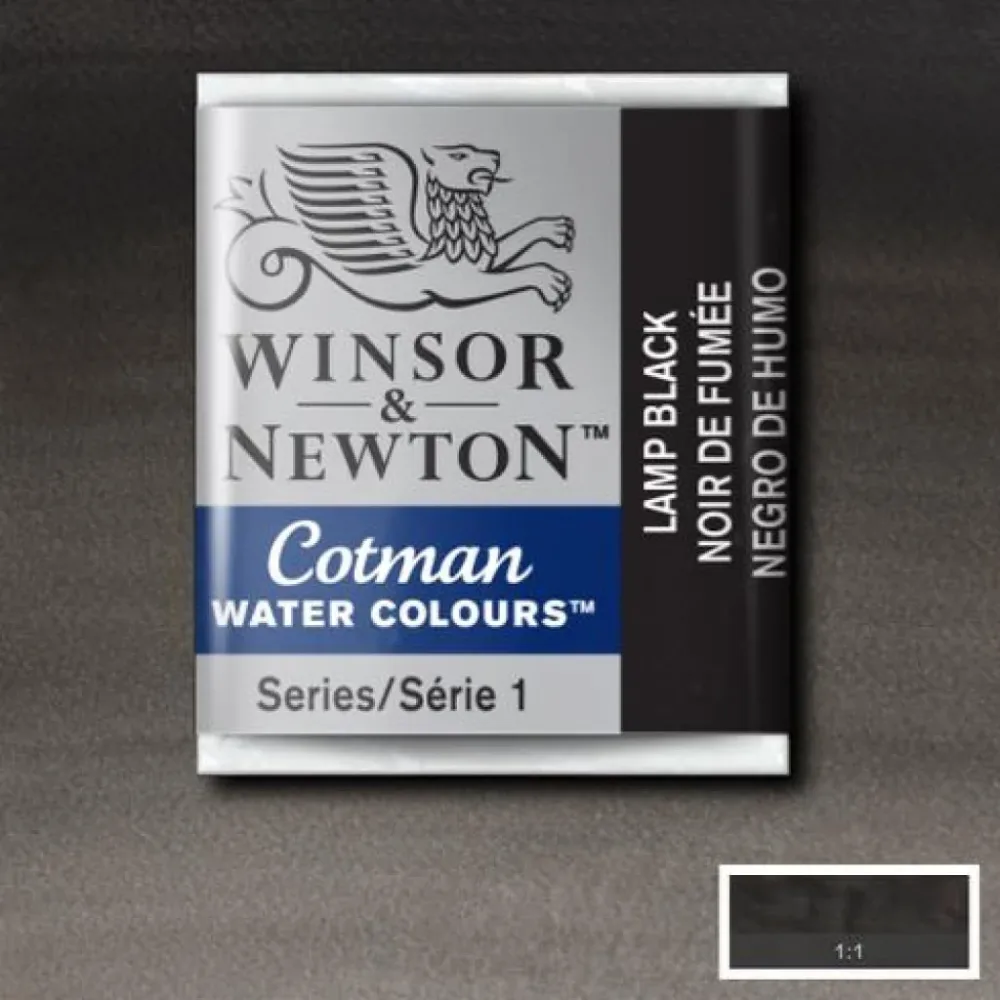 W&N – Cotman Water Colour HP – 337 Lamp Black W&N – Cotman Water Colour HP – 337 Lamp Black