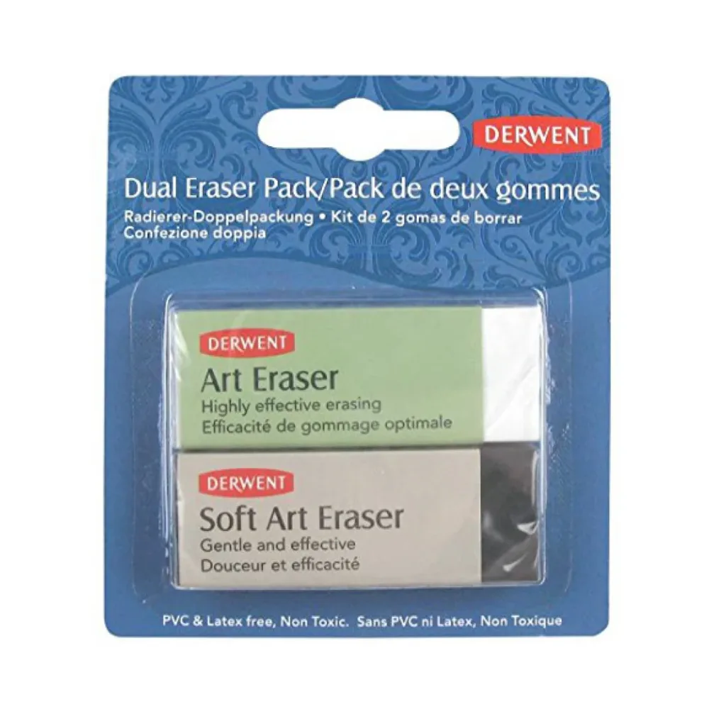 Derwent – Dual Eraser Pack 2stk. Derwent – Dual Eraser Pack 2stk.