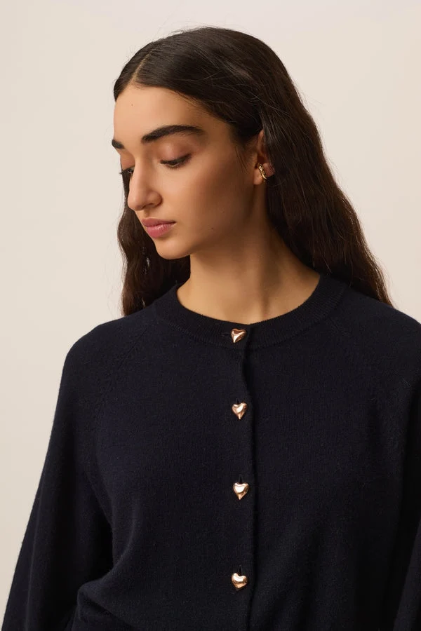 DES PETITS HAUTS - Arbalette Cardigan - Marine - Bilde 3