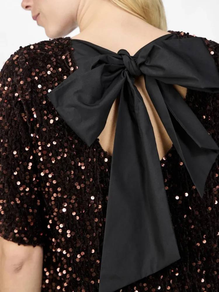 Yasfudsy 2/4 Short Dress - Hot Fudge - Bilde 3
