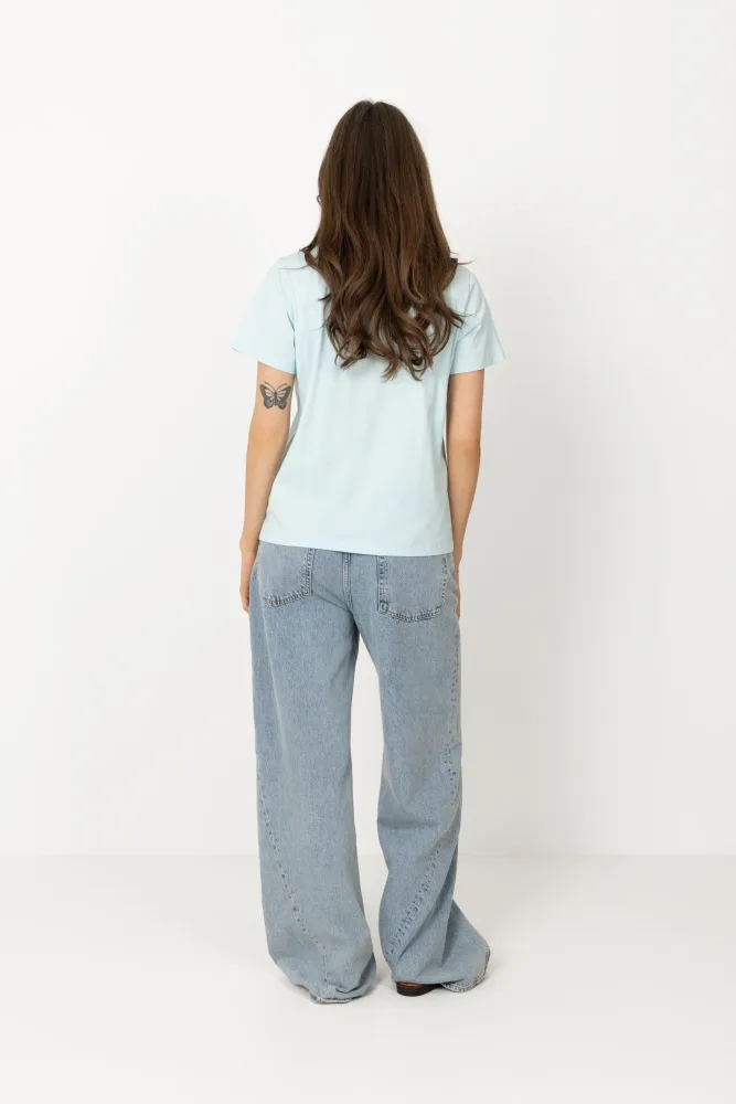 Basic Cotton Jersey Fairy - Iced Aqua - Bilde 3