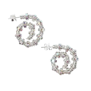 Tiny Spiral Hoops – Silver Tiny Spiral Hoops – Silver