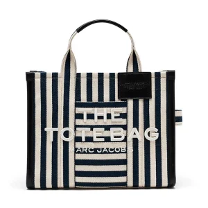 The Stripe Canvas Medium Tote – Blue Sea Multi