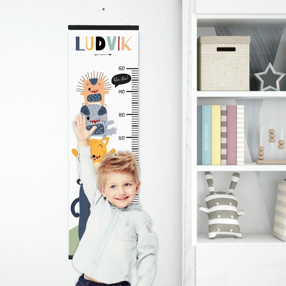 HØYDEMÅLER BARN No5 - PLAKAT