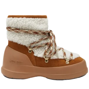 Luna Shearling – Whisky/Off White