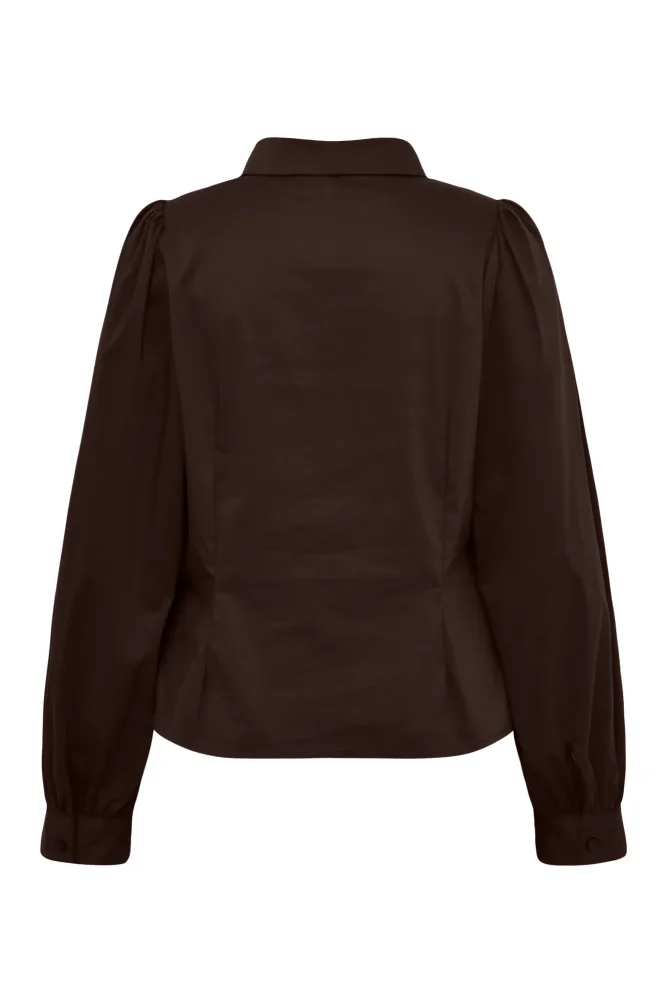 Malika Shirt - Dark Brown - Bilde 2