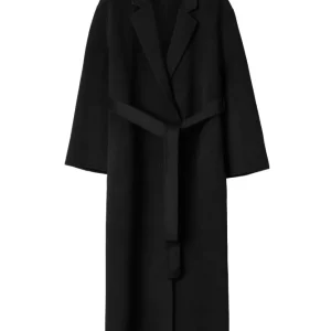 Double Wrap Coat – Jet Black