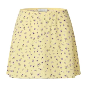 Alyssa Print Skirt – 90s Flower Print