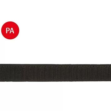 KROKBÅND STABILIT SELVKLEBENDE 20MM, SVART KROKBÅND STABILIT SELVKLEBENDE 20MM, SVART