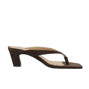 Biaspice Toe Post Faux Suede – Brown Biaspice Toe Post Faux Suede – Brown