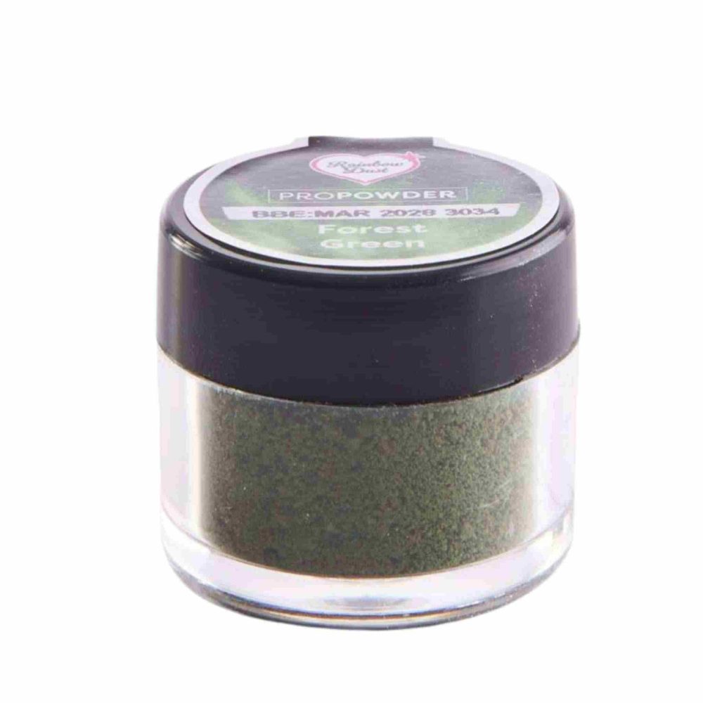 Rainbow Dust Pulverfarge - Skoggrønn, 2g - Bilde 2