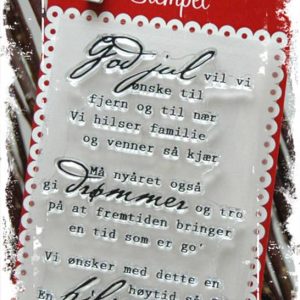 Papirdesign stempelplate – Høytid så fin – pd 12691 Papirdesign stempelplate – Høytid så fin – pd 12691
