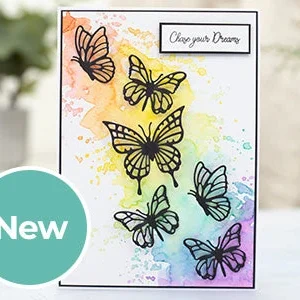 NYHET! Gemini Crafter’s Companion – Stamp & Die Butterfly Kaleidoscope Dies