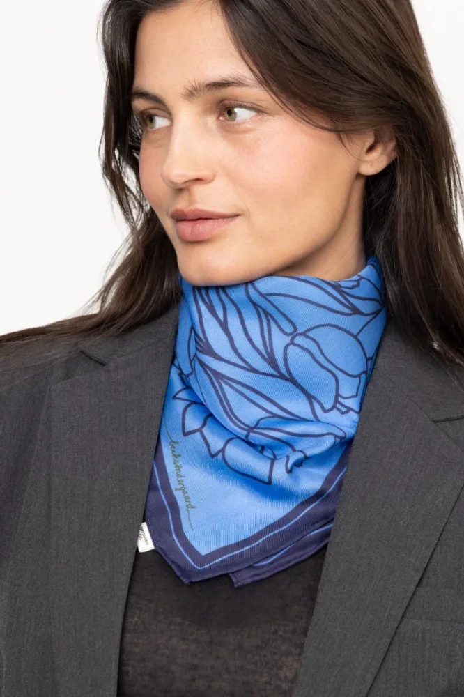 Stencia Tulip Sia Scarf - Azure Blue - Bilde 3