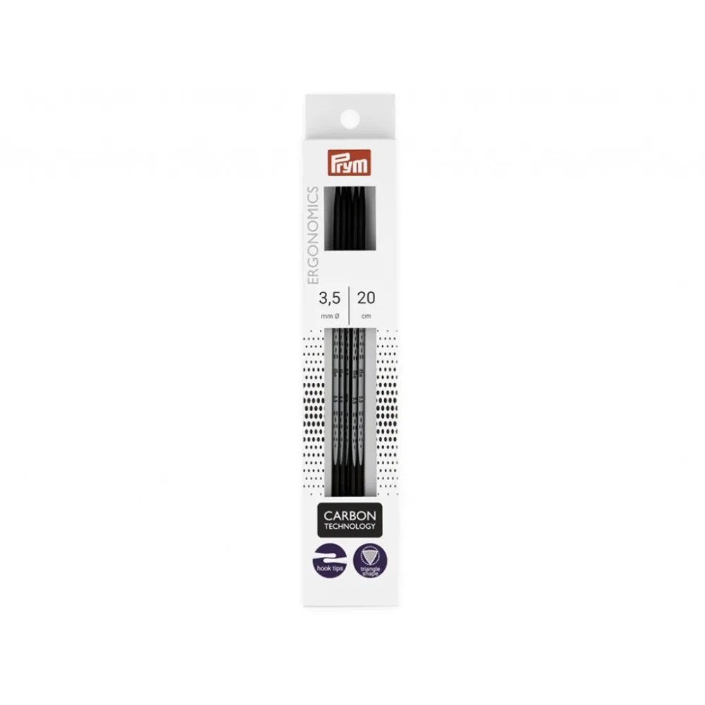 Prym Ergonomics Carbon Settpinne, 20cm - 3,5mm