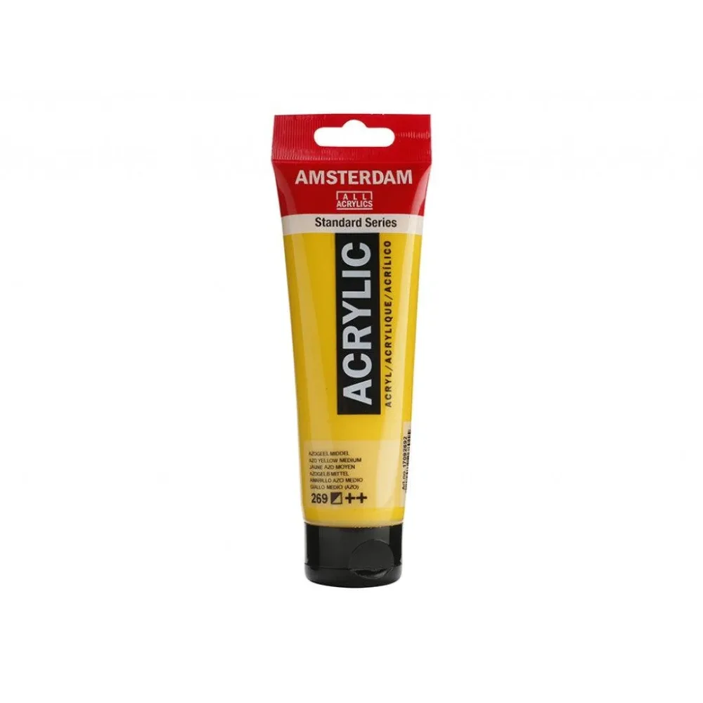 Amsterdam Standard 120ml – 269 Azo Yellow Medium