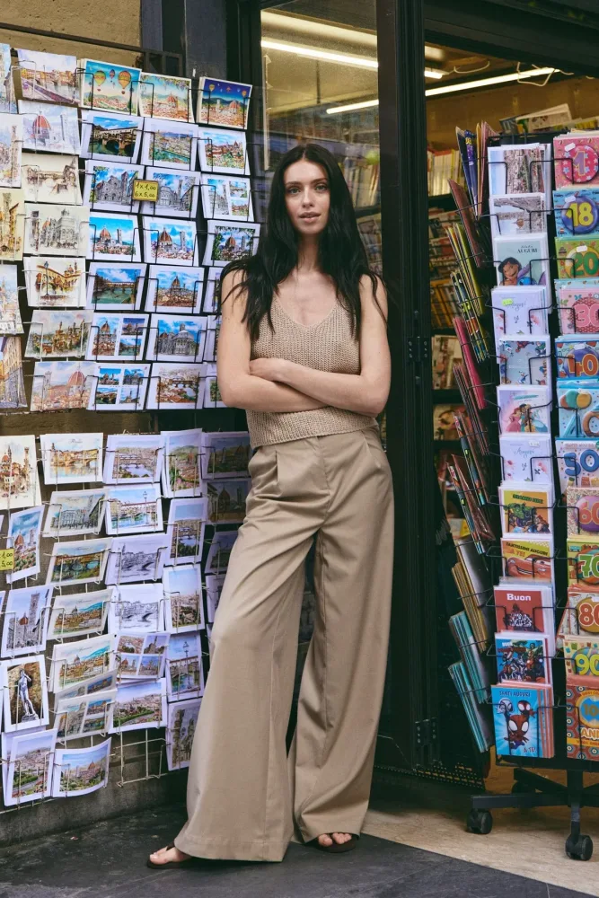 Kazia Pants - Oyster - Bilde 3