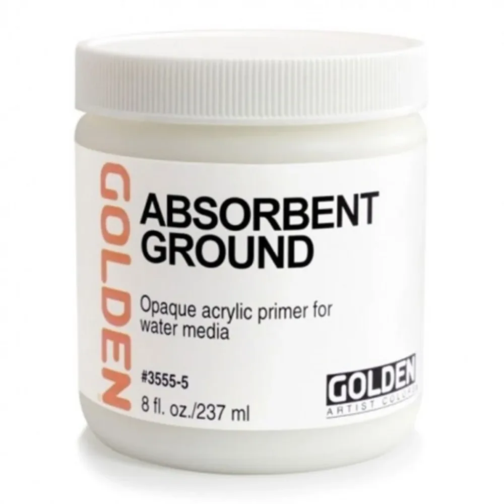 Golden – Gesso 237ml – 153555-5 Absorbent Ground (White)