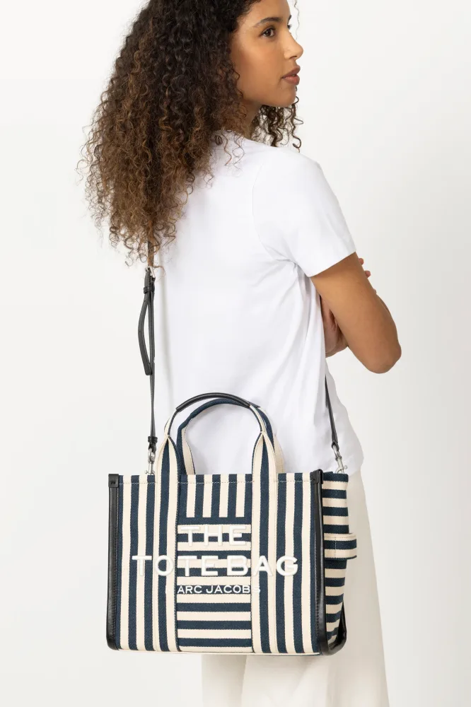 The Stripe Canvas Medium Tote - Blue Sea Multi - Bilde 3