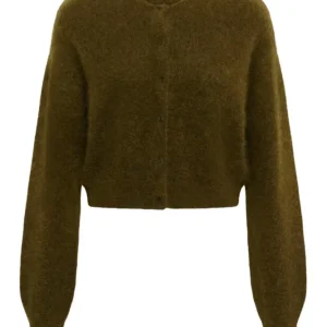 Gzdebbie Short Cardigan – Plantation Melange