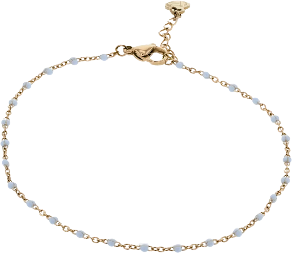 The Blue Bead Anklet - Light Blue - Bilde 3