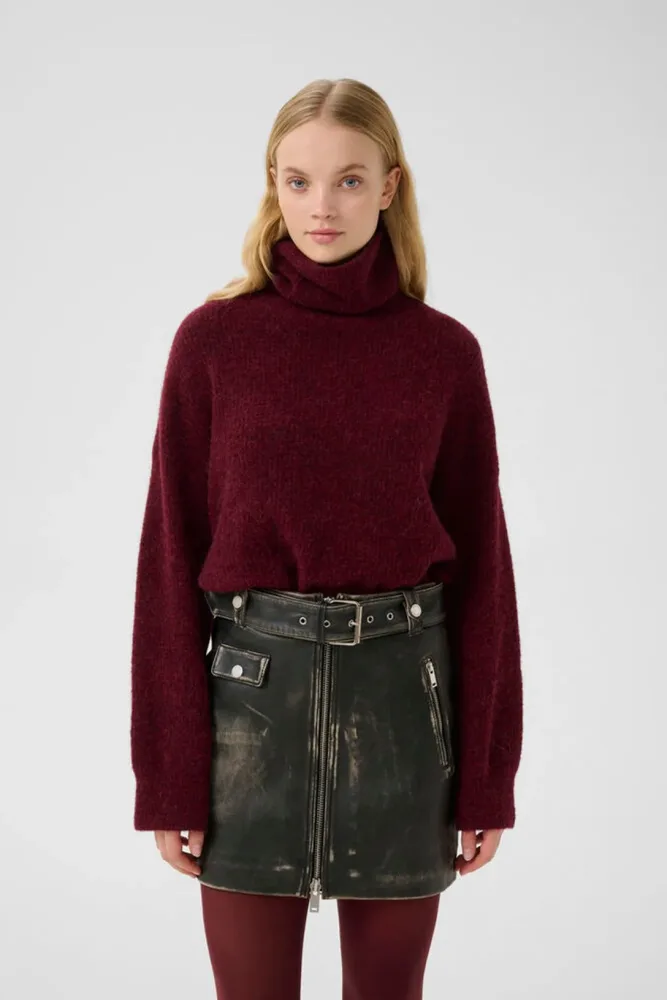 AlphaGZ Rollneck - Blood Red Mélange - Bilde 2