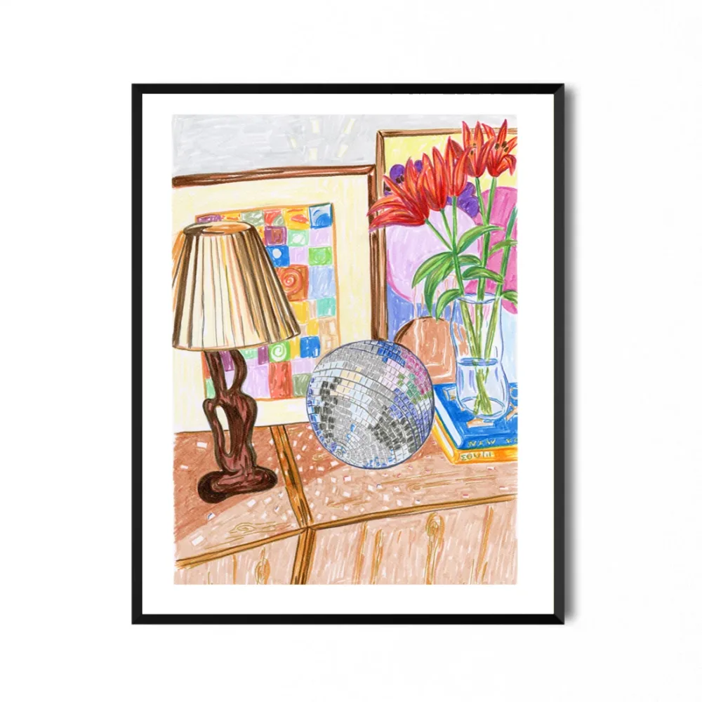 Disco-Torsdag Print 30×40 – By Aksiamos Disco-Torsdag Print 30×40 – By Aksiamos
