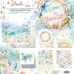 Memory place – Welcome to Paradise 12×12 Inch Paper Pack