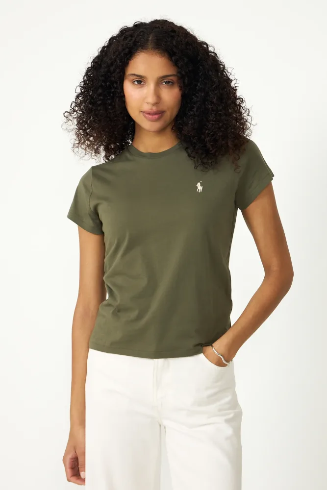 Knit-T-Shirt - Dense Olive - Bilde 3