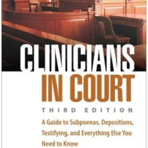 Clinicians in Court, Third Edition