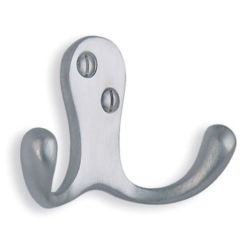 VEGGKROK BESLAGSBODEN 44MM BØRSTET KROM VEGGKROK BESLAGSBODEN 44MM BØRSTET KROM