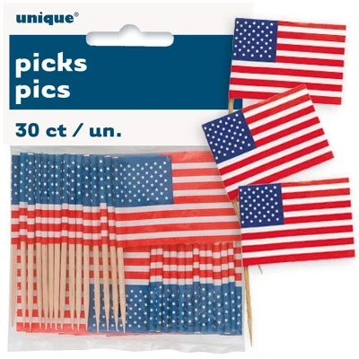US Flag picks – 30 stk i pakken US Flag picks – 30 stk i pakken