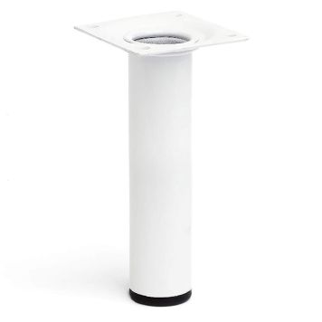 MØBELBEN REI STÅL Ø30X150MM HVIT MØBELBEN REI STÅL Ø30X150MM HVIT