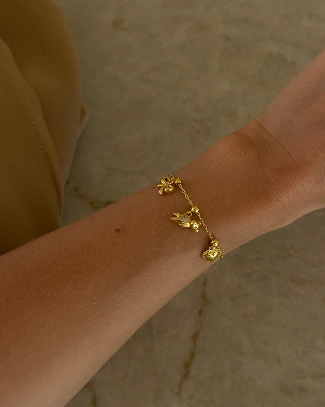 Bow Charm - Gold - Bilde 3