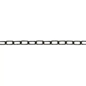 RINGKJEDE STABILIT KORTLEDET SORT 2 MM PR. M