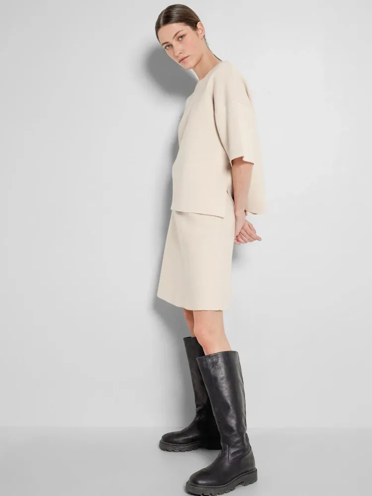 Liva Hw Knit Skirt - Birch - Bilde 2