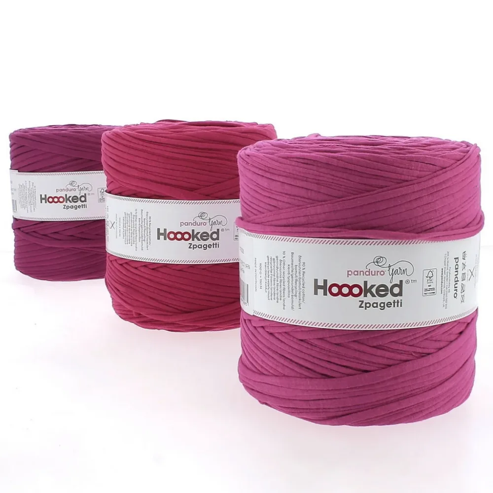 Hoooked Zpagetti, ca 900g - Cerise Toner