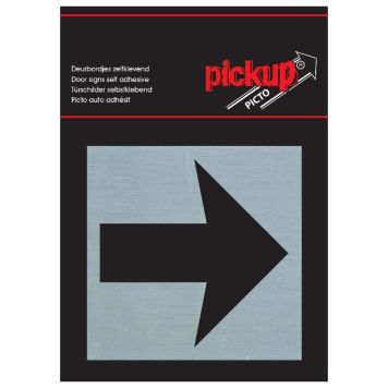 SKILT PICKUP PIL 80X80MM SKILT PICKUP PIL 80X80MM