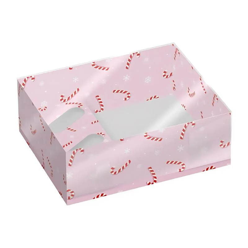Cupcake- og godteeske til Jul -Candy Canes-, pk/2
