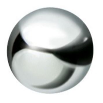 KNOTT HÄFELE KROM BLANKPOLERT 25MM