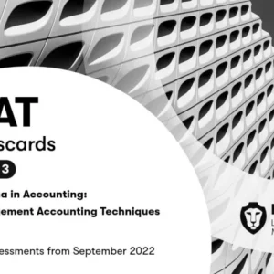 AAT Management Accounting Techniques AAT Management Accounting Techniques