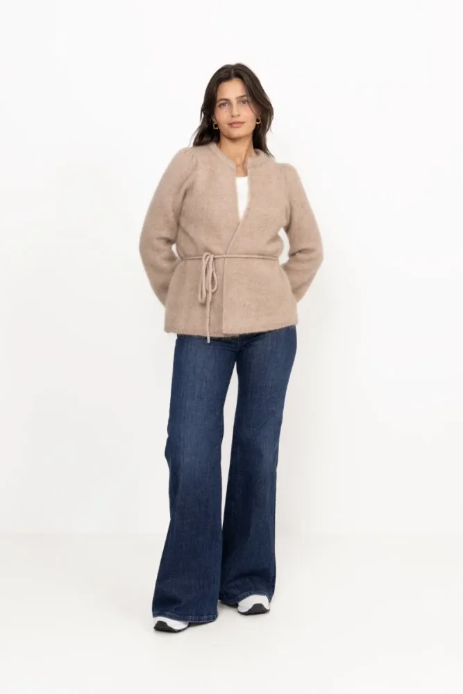 Fredrikke Chunky Cardigan - Hazel Beige - Bilde 2