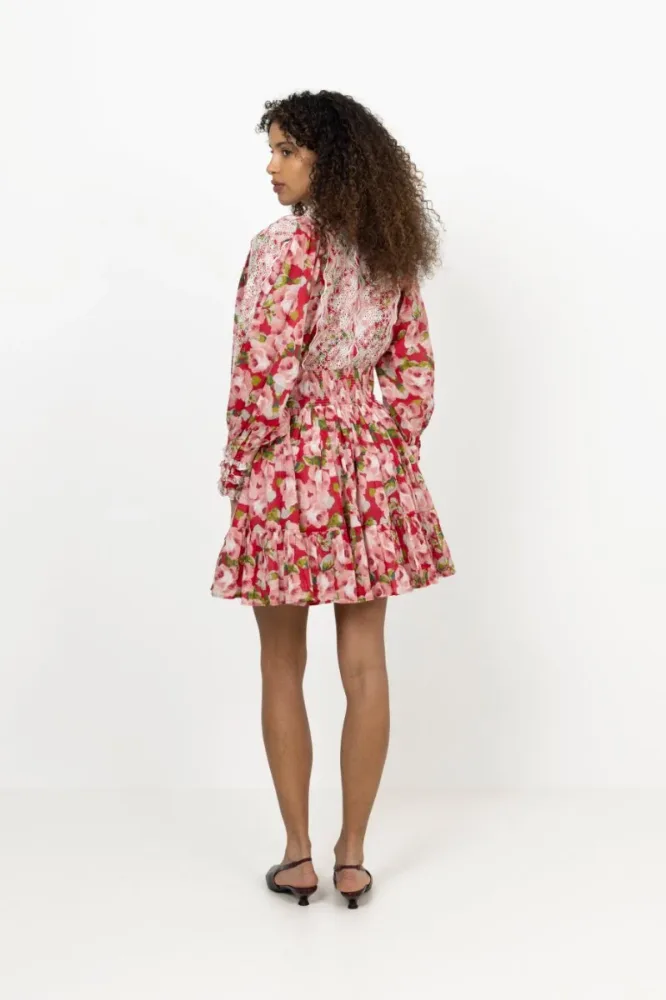 Cotton Slub Mini Dress - Romace - Bilde 3